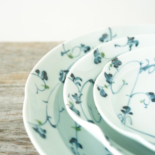 清風唐草5号取皿