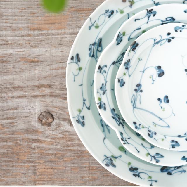 清風唐草5号取皿