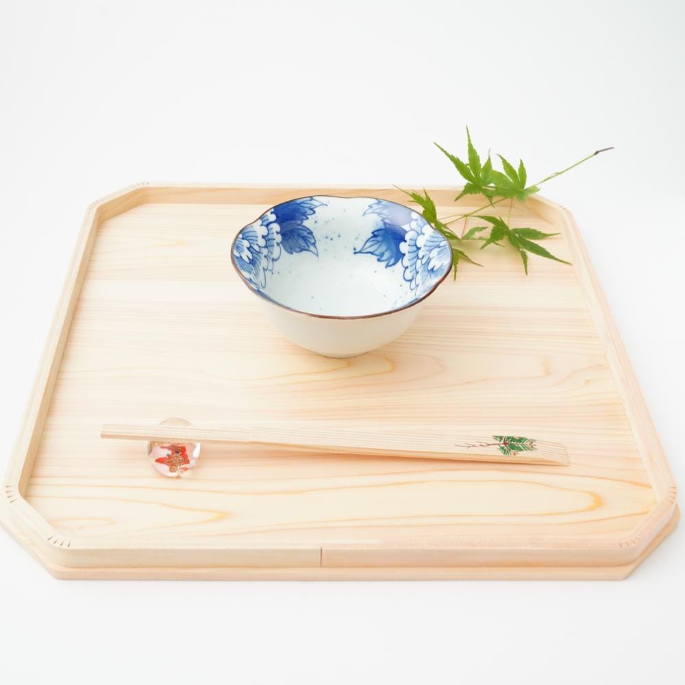 波佐見焼 牡丹唐草 花型小鉢揃（5枚セット）｜ 四季折々の