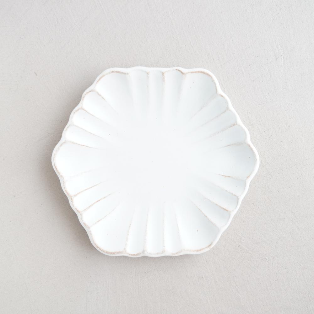 益子焼 ガーベラのお皿 kinari