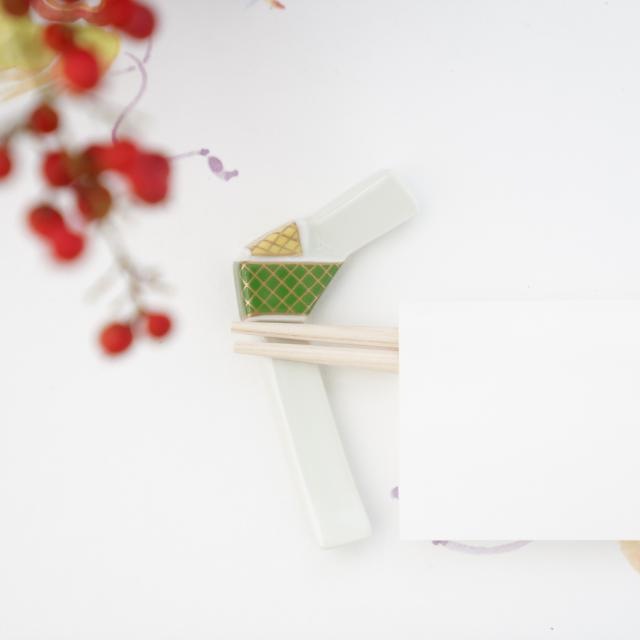 有田焼 錦結び箸置