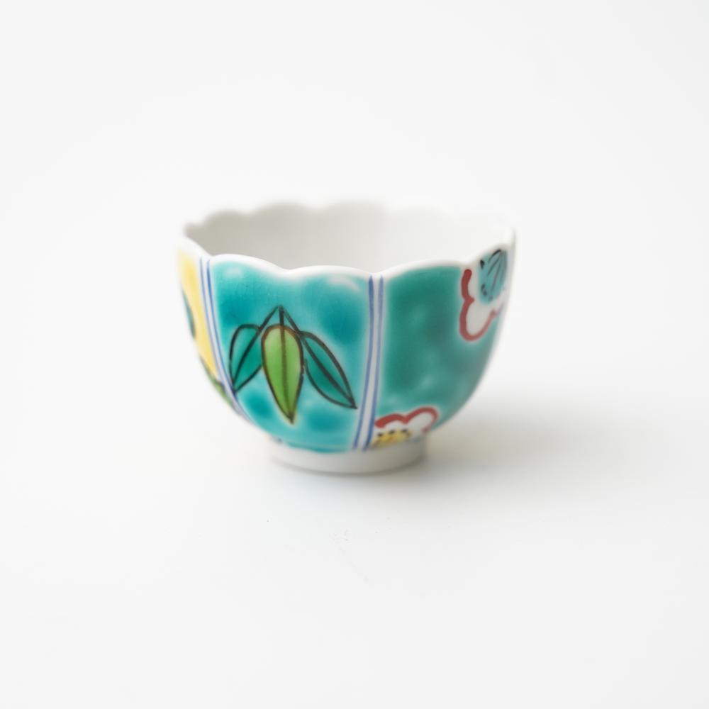 眉石窯 九谷焼 菊型珍味 松竹梅 ｜ 四季折々のおしゃれな和食器通販