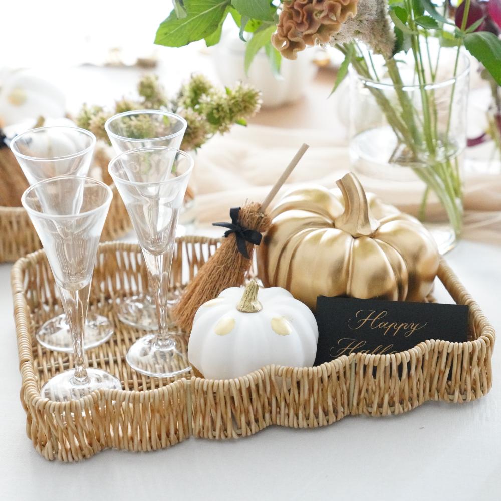 《4点セット》ゴールドライン＆ドットパンプキン FOURGRACEオリジナル