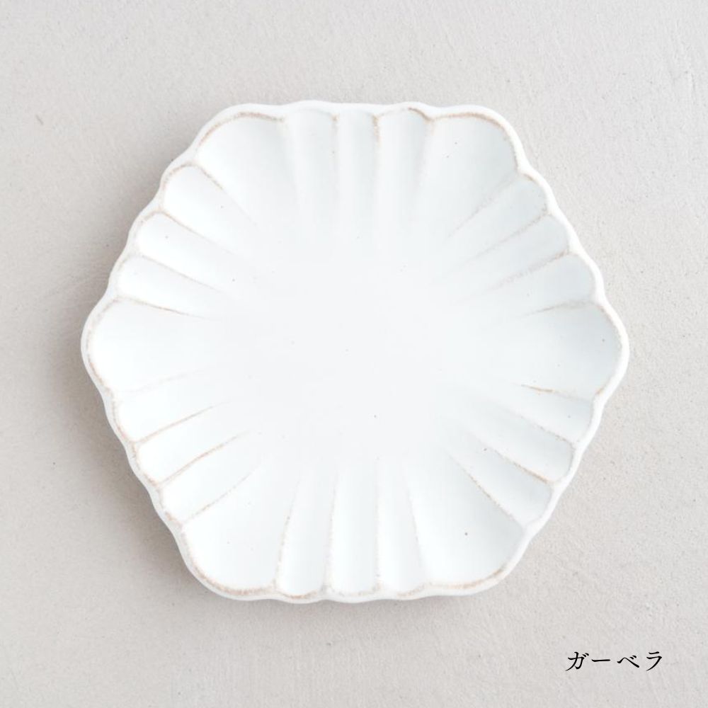 益子焼 ひなげしのお皿 kinari