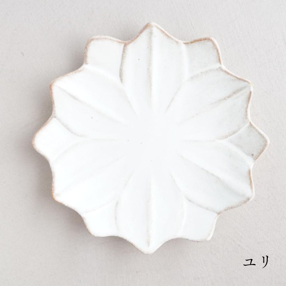 益子焼 ひなげしのお皿 kinari