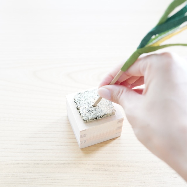 季節のお飾り棒　お月見　枡俵（小）付