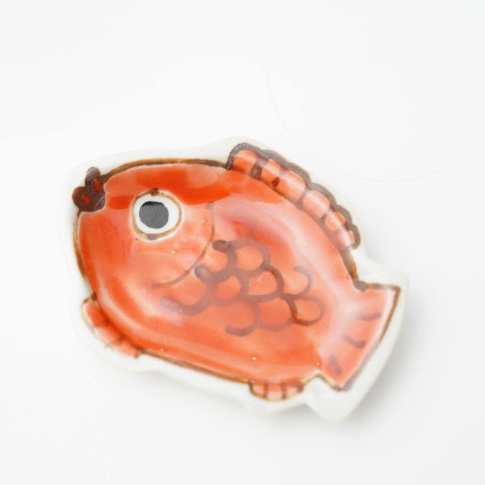 双鳩窯 九谷焼 縁起豆皿 鯛 ｜ 四季折々のおしゃれな和食器通販サイト