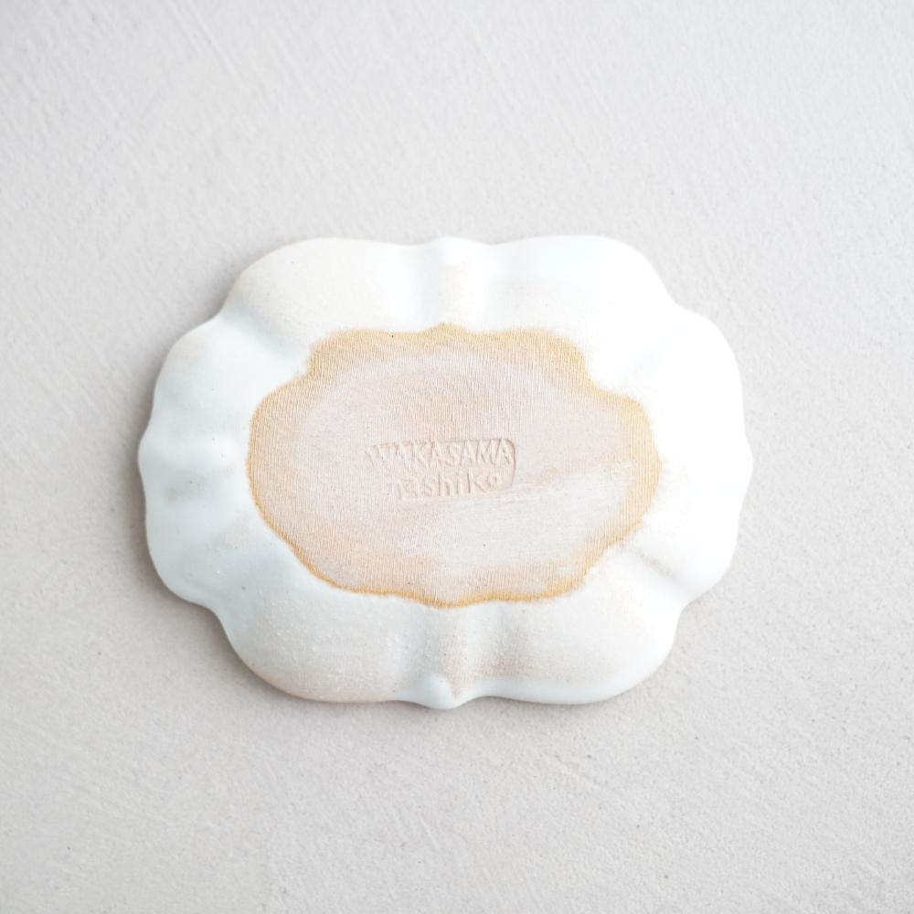 益子焼 ロータス（小） シャビーターコイズ 