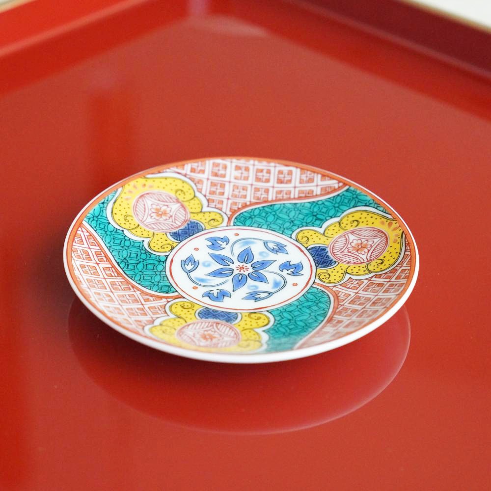 九谷焼 3寸 豆皿 赤絵｜ 四季折々のおしゃれな和食器通販サイト