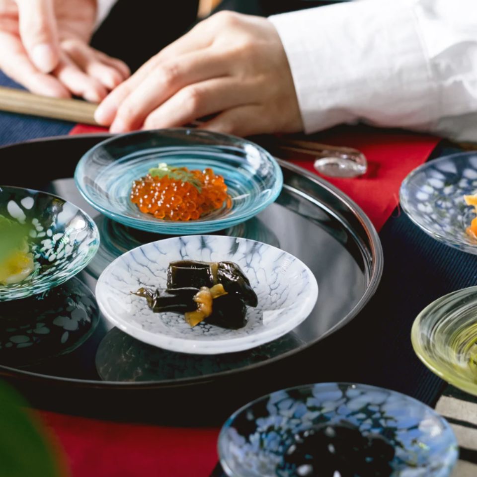 津軽びいどろ 豆皿｜ 四季折々のおしゃれな和食器通販サイト FOURGRACE