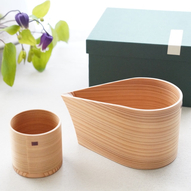 片口酒器&ぐいのみ1個セット