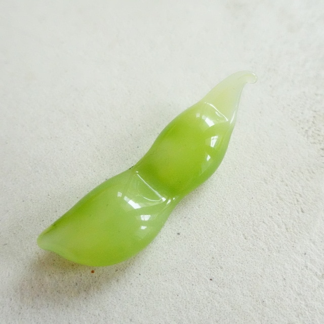 手作り硝子　夏野菜箸置き　5点揃え