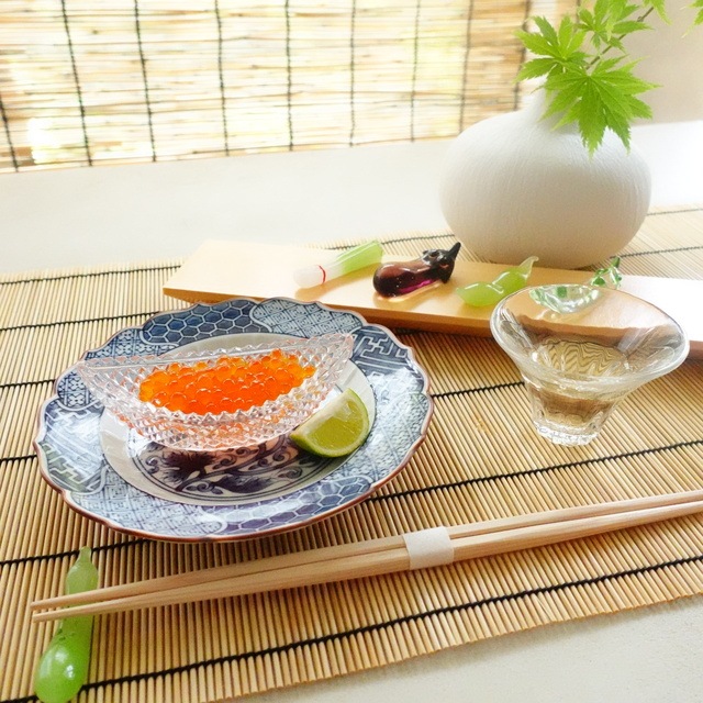 手作り硝子 夏野菜箸置き 5点揃え ｜ 四季折々のおしゃれな和食器通販