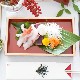 【早割･11月下旬～発送】7.7寸長角盛器　柿朱渕金　FOURGRACEオリジナル 5枚目のサムネイル