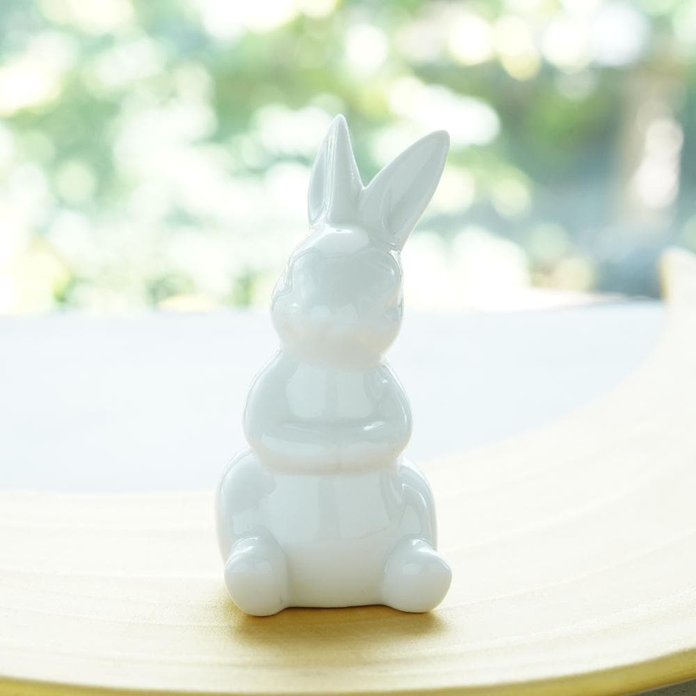 白のお飾りうさぎ3点セット
