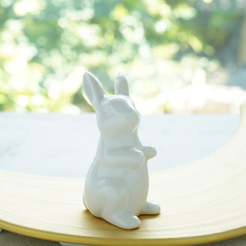 白のお飾りうさぎ3点セット