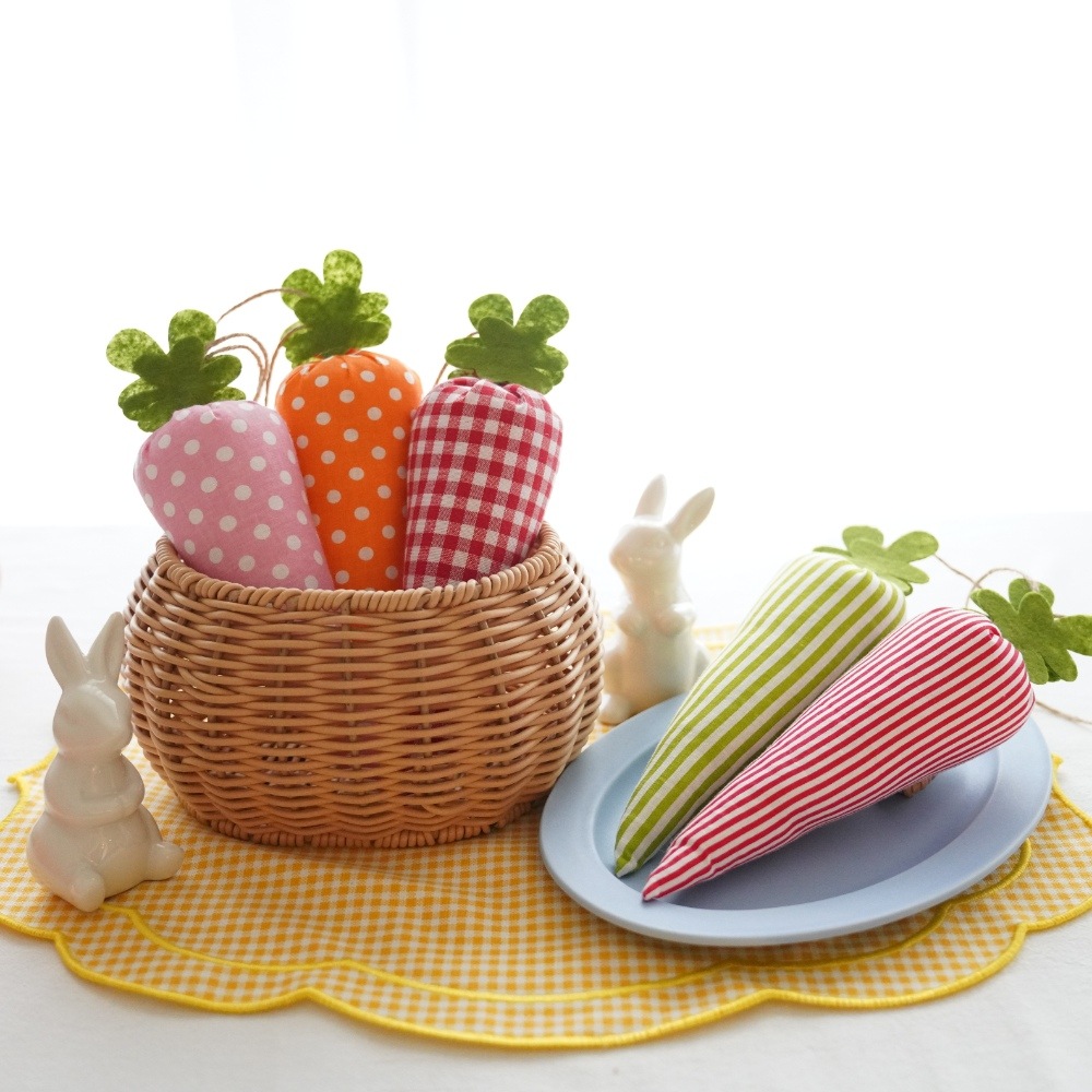 白のお飾りうさぎ3点セット