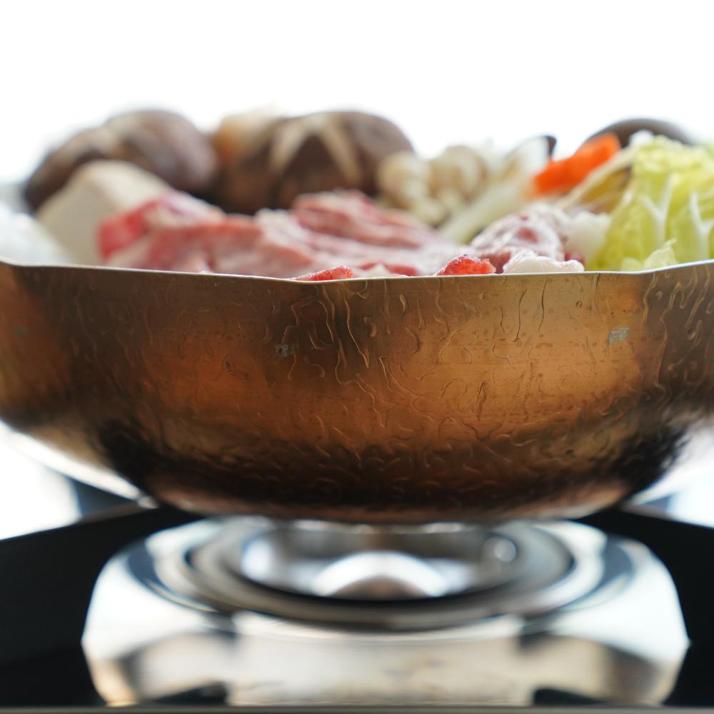 【アウトレット】ステンレス製お鍋(大) 雪 φ29cm 外銅 お鍋