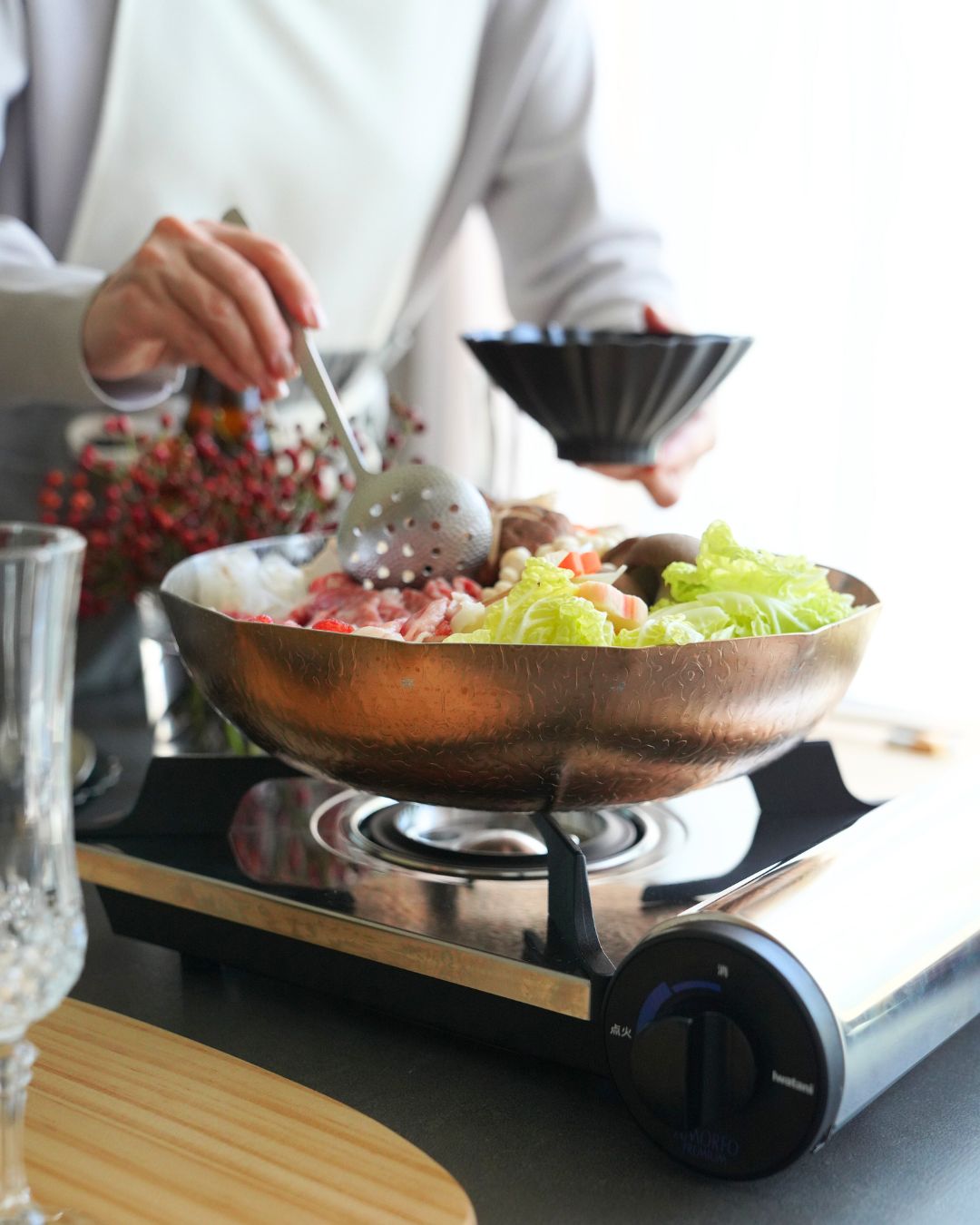 【アウトレット】ステンレス製お鍋(大) 雪 φ29cm 外銅 お鍋