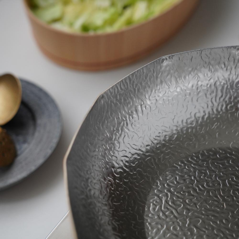 【アウトレット】ステンレス製お鍋(大) 雪 φ29cm 外銅 お鍋