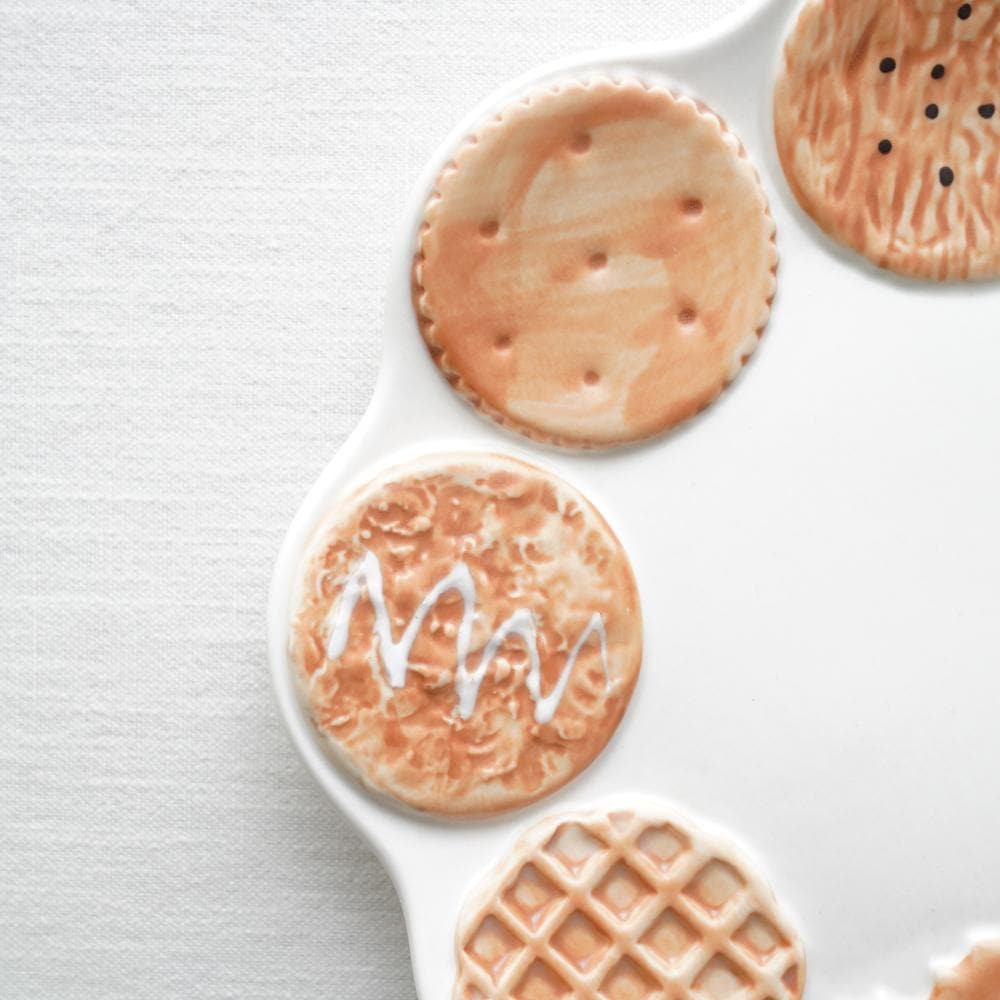 クッキーコーヒーソーサー ブラウン ｜ 四季折々のおしゃれな和