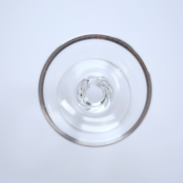 ガラスアミューズカップ銀 唐草