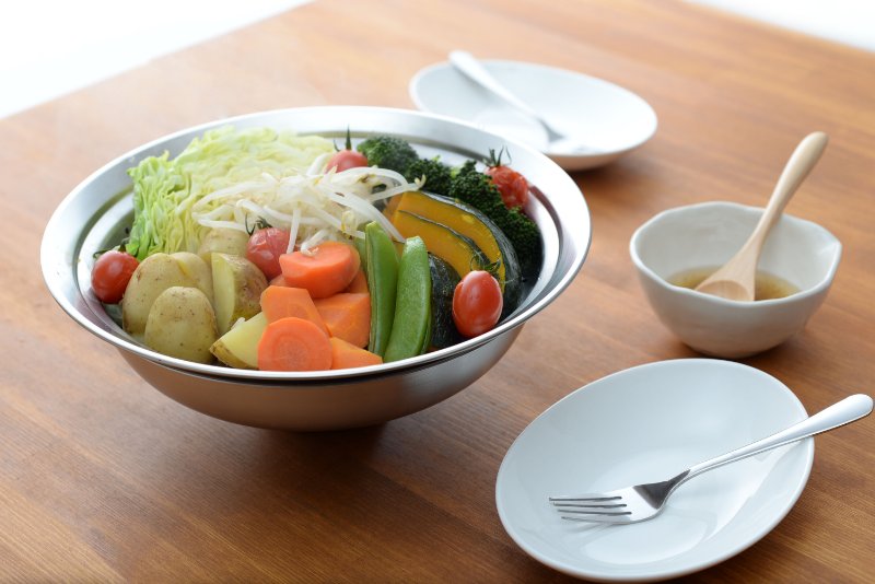 のせるだけで簡単蒸し器 24～26cm
