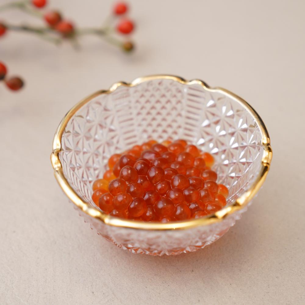 麻の葉豆鉢天金