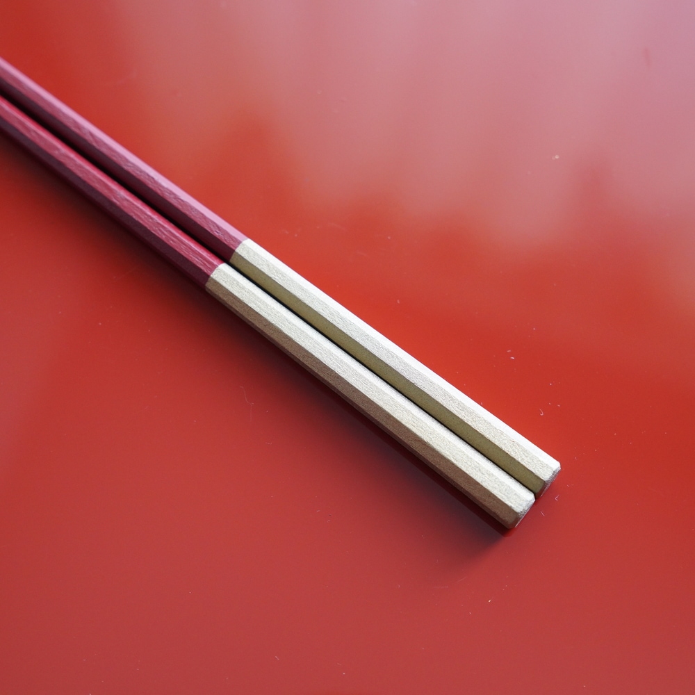 木地呂朱銀8cm　漆塗