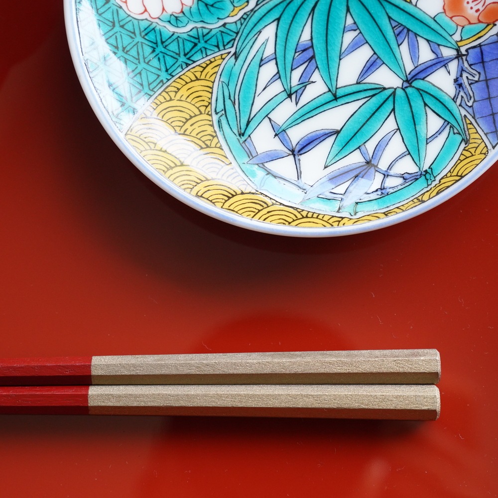 木地呂朱銀8cm　漆塗