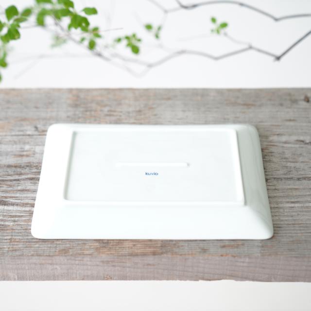 ドット　Ｗ角皿　Ｍ