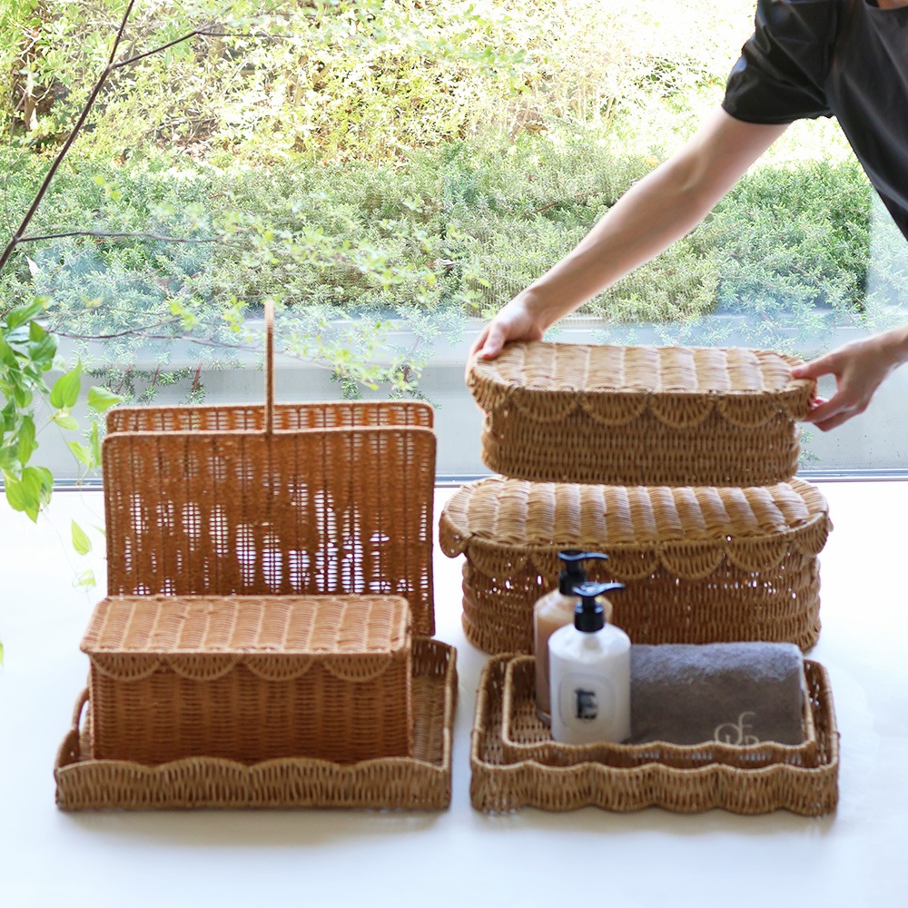 洗える収納シリーズ ハンドル付きマガジンラック