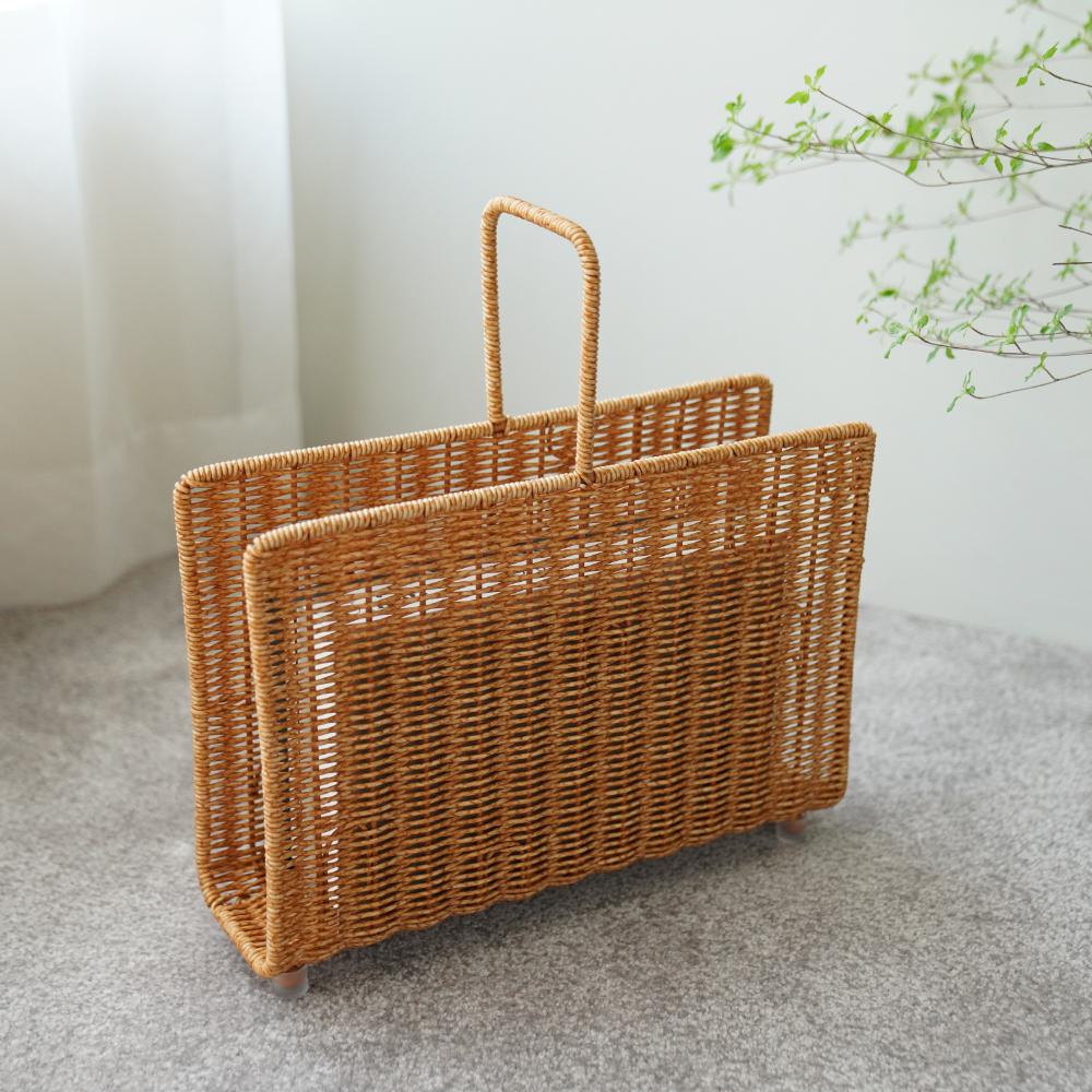 洗える収納シリーズ ハンドル付きマガジンラック