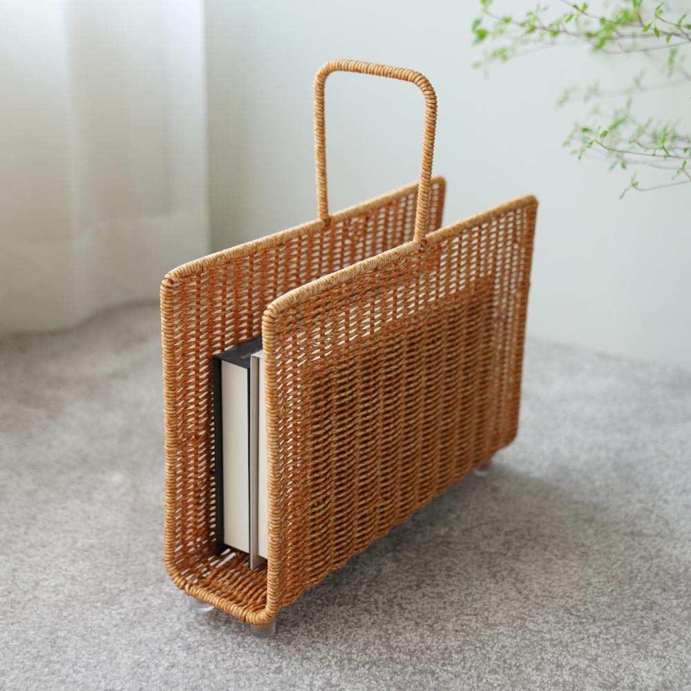 洗える収納シリーズ ハンドル付きマガジンラック