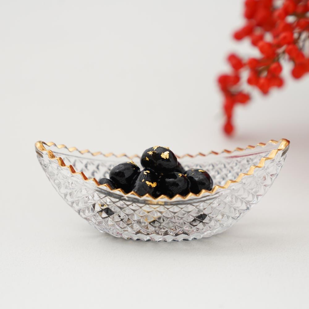 【和食器】クリスタルガラス　金縁輪線蓋茶碗　美しいガラス食器　バカラ風 和食器】クリスタルガラス 金縁輪線蓋茶碗 美しいガラス食器 バカラ風