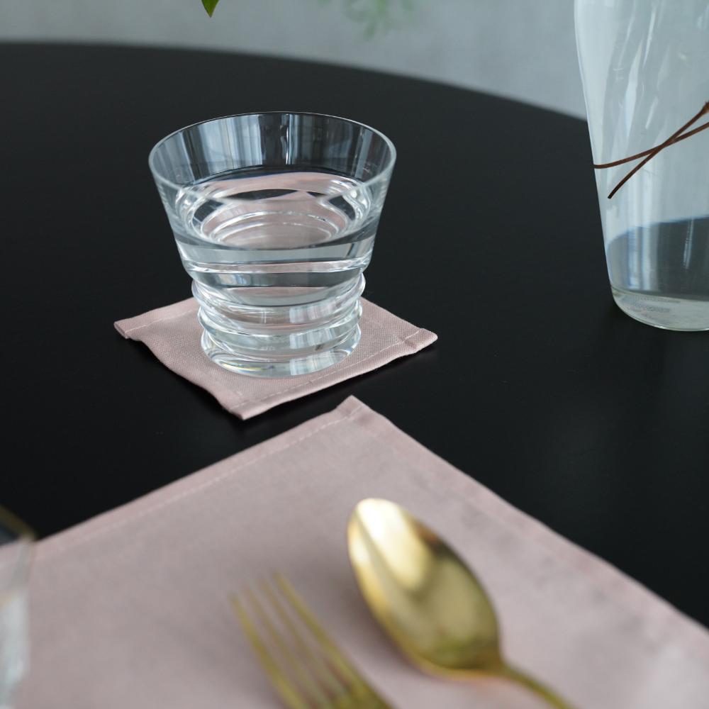 LINEN ランチョン グレイッシュピンク