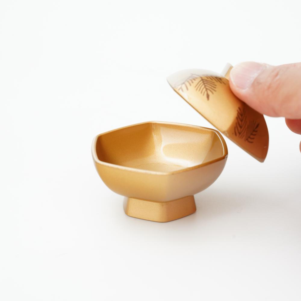 六角珍味入れ　金松葉内金