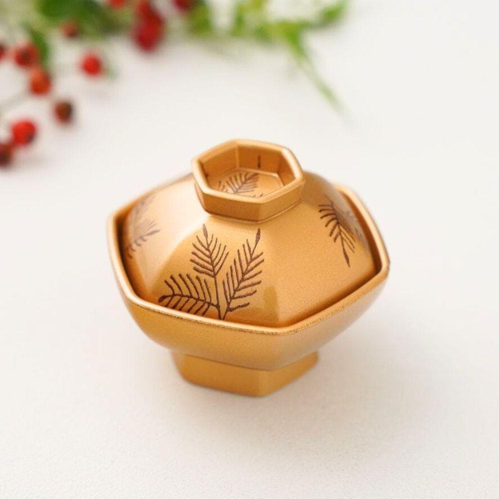 六角珍味入れ 金松葉内金 ｜ 四季折々のおしゃれな和食器通販サイト