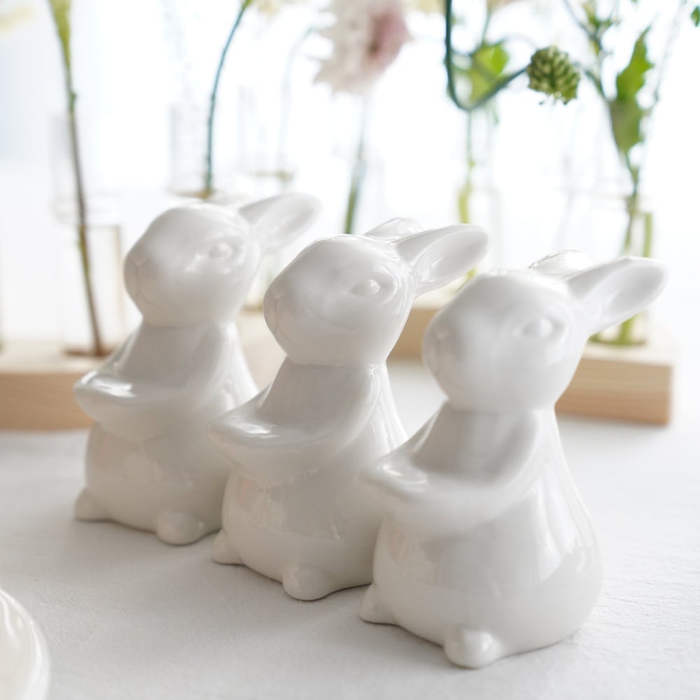 うさぎのディスプレイラウンドトレイ ｜ 四季折々のおしゃれな和食器