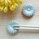 【陶器市】波佐見焼  菊 箸置き 青磁 9枚目のサムネイル