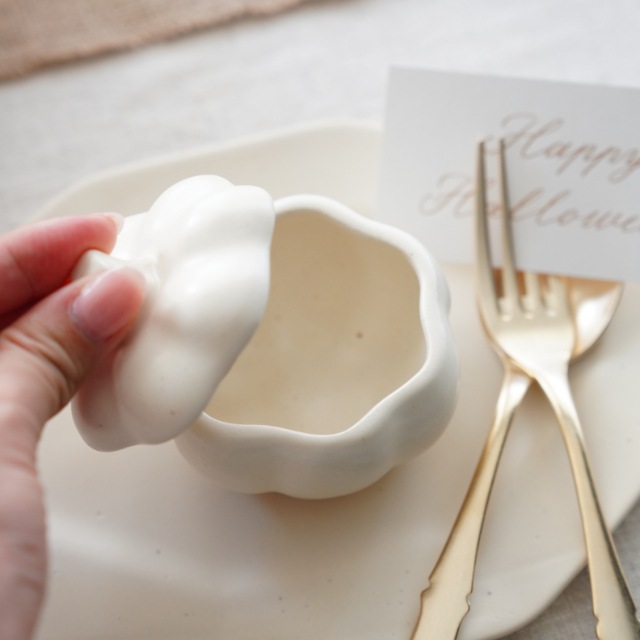 【アウトレット】常滑焼 かぼちゃココット S　