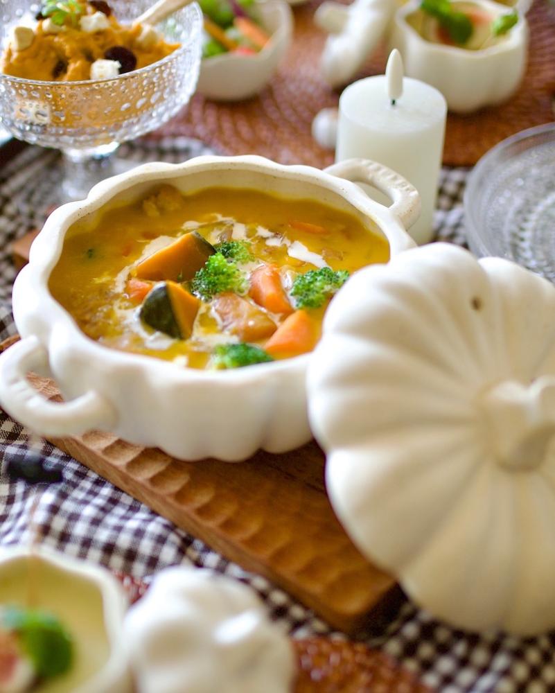 【アウトレット】常滑焼 かぼちゃココット S　