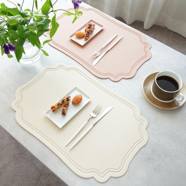 レクタングルランチョンマット ピンク ｜ 四季折々のおしゃれな和食器