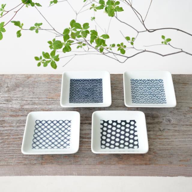 ウェーブ　Ｗ角皿　Ｓ