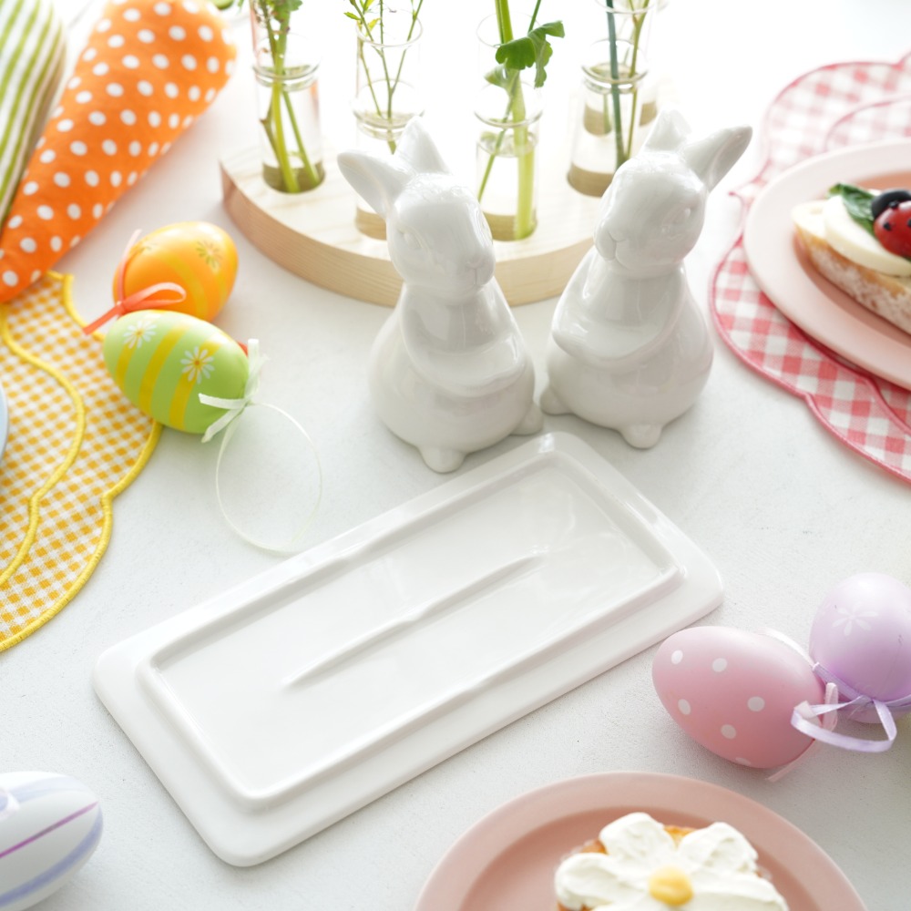 うさぎのディスプレイスクエアトレイ ｜ 四季折々のおしゃれな和食器