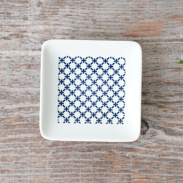 クロス　Ｗ角皿　Ｓ