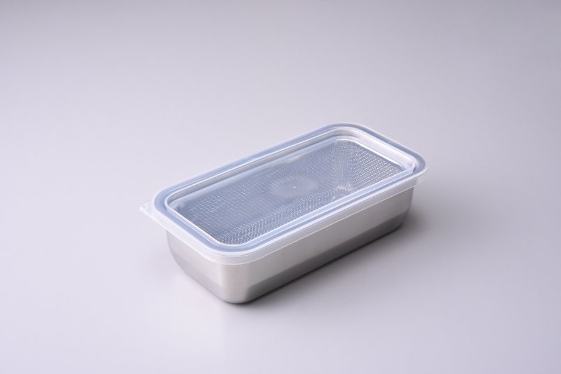 1/3サイズ お料理はかどる角バット・角ザルセット