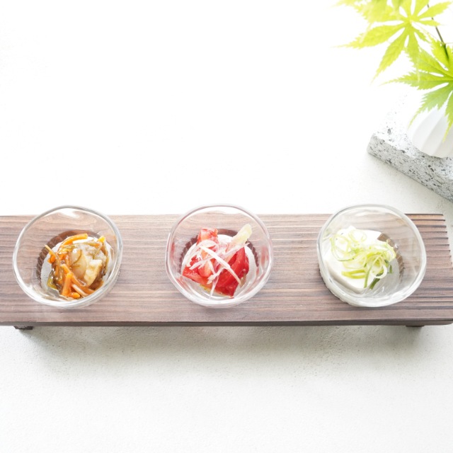 手びねり硝子 三味小鉢セット ｜ 四季折々のおしゃれな和食器通販