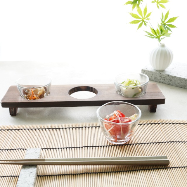 手びねり硝子 三味小鉢セット ｜ 四季折々のおしゃれな和食器通販