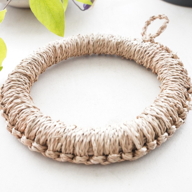 い草風の鍋敷　φ21cm